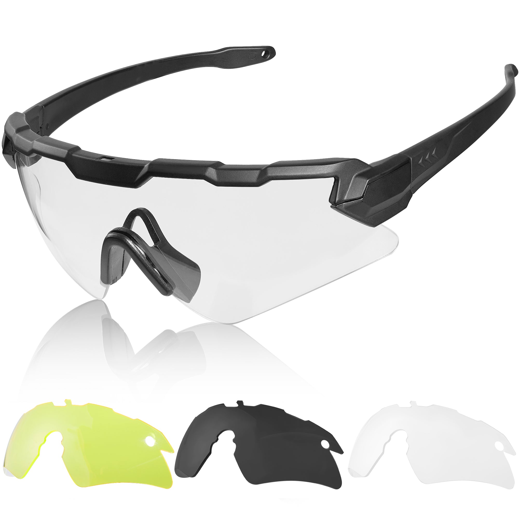 1TG Tactical Shooting Safety Goggle, Anti Fog Sunglasses